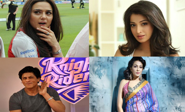 (Clockwise from the bottom left) Shahrukh Khan, Preity Zinta, Lakshmi Rai, Parvathy Nair (Photo: DC) (Clockwise from the bottom left) Shahrukh Khan, Preity Zinta, Lakshmi Rai, Parvathy Nair (Photo: DC)